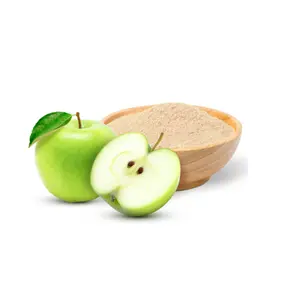 ISO grosir bubuk Apel dengan rasa terbaik larut dalam air bubuk buah apel kering beku untuk suplemen makanan bubuk serat Apple
