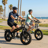 Vélo électrique tout-terrain pliable OEM 20 pouces SAMEBIKE 250W1200D 48V 17ah avec pneus larges et suspension