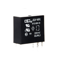 Commutateur de relais électromagnétique haute puissance JQX-14FK usage général 5A 10A plastique scellé 250VAC 30VDC SPDT DPDT