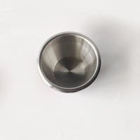 Seau à glace double paroi en acier inoxydable noir et blanc, seau à vin rouge pour bar KTV