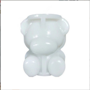 Molde de silicona con forma de oso para cubitos de hielo, bandeja de hielo redonda creativa para whisky, para hacer bebidas divertidas con película de hielo - Product Image 5