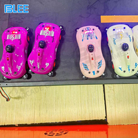 Machine de jeu de course compétitive BLEE pour parc d'attractions, 4 à 8 joueurs, avec volant sauvage, pour enfants