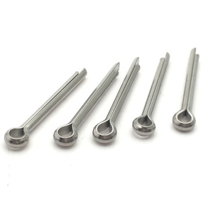 สลักล็อคแบบแยกส่วน DIN94 <span class=keywords><strong>ISO1234</strong></span> ชุบสังกะสี เหล็กกล้าคาร์บอน  หมุดล็อคแบบแยกส่วน หมุดล็อคแบบ Clevis หมุดย้ำ - Product Image 2