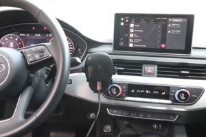 กล่องมัลติมีเดีย Carplay <span class=keywords><strong>Ai</strong></span> Box ระบบ Android Auto 4G+64G ไร้สาย กล่องมินิ Android 10 สำหรับรถยนต์ Audi Benz Kia Volvo VW Ford Skoda - Product Image 4