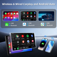 Reproductor Inteligente con IA para Coche 2 Din 9/10 Pulgadas Android Estéreo RAM ROM Bt FM Procesador de Señal Digital Radio para Multimedia de Vídeo de Coche