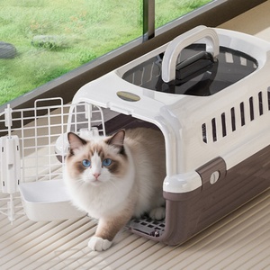 Factory Delivery Custom Eco-Friendly Plastic Pet <b>Backpack</b> Various Colors Airline Approved Travel Carrier for <b>Cats</b> Dogs - Product Image 1