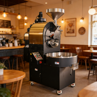 Machine à torréfier le café au gaz à contrôle avancé de 15 kg pour usage commercial à vendre