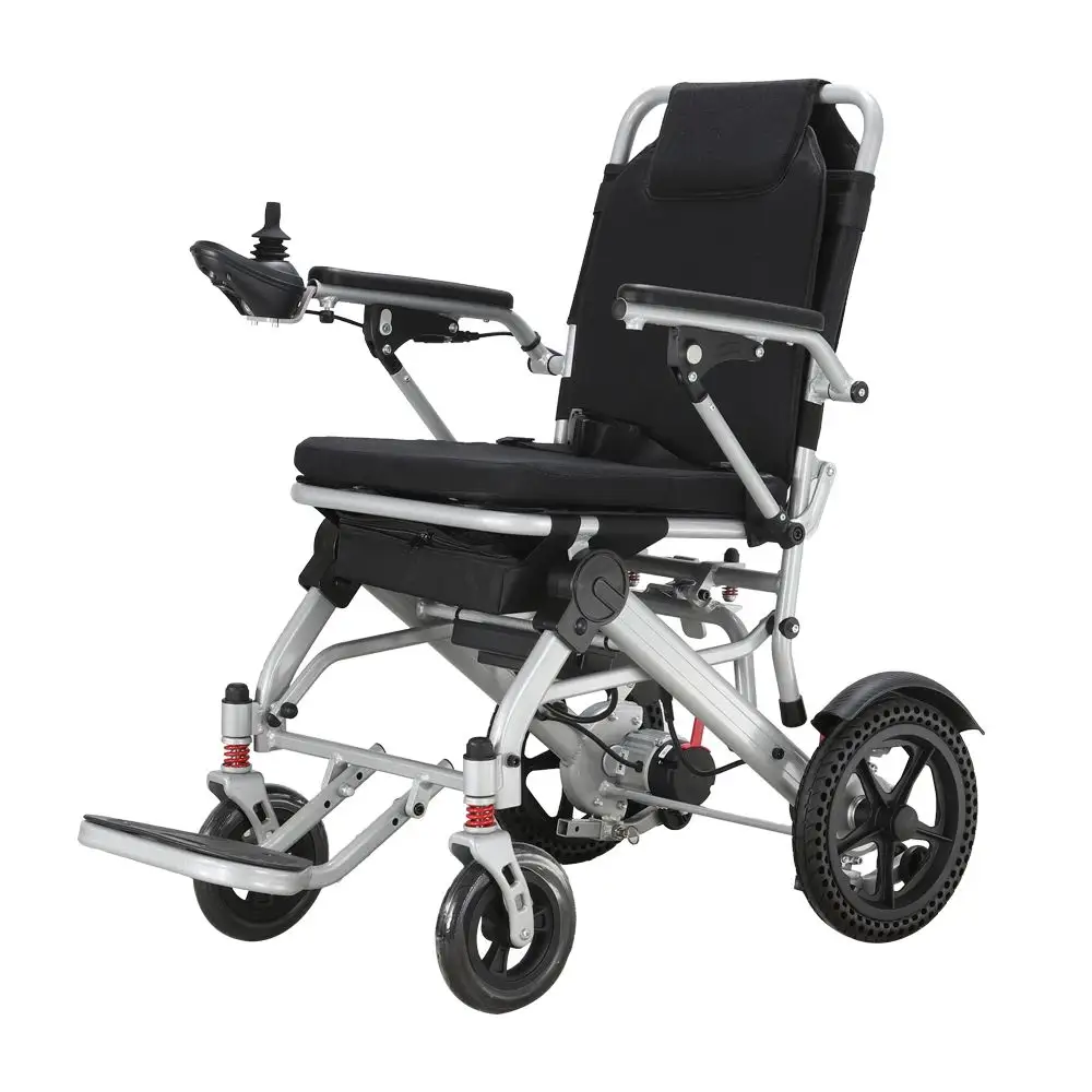 경량 알루미늄 합금 전력 휠체어 접이식 전동 휠체어