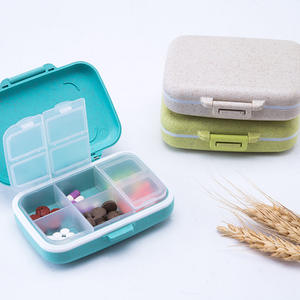 Portable Plastic Medicine Storage Box Organizer Seal Ring Pill Box Container for Travel <b>Small</b> Tablets Pills Storage Case - Product Image 1