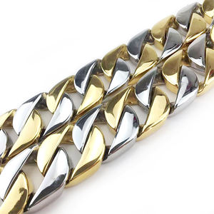 Unieke Rvs Goede Kwaliteit Gouden Ketting Link Sterkste Hond Ketting Kraag - Product Image 4