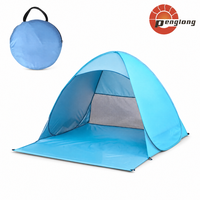 Tente de camping pliable légère quatre saisons anti-UV pour activités de plein air et plage, motif camouflage