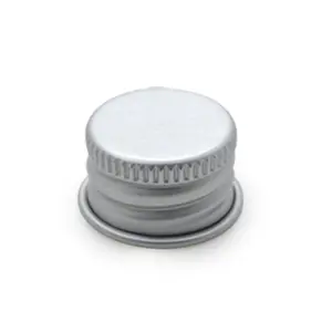 Cu33mm 33-400 Silver Aluminum Metal Cap with Pulp & Poly Liner for bottle or jar packaging33mm 33-400 Silver Aluminum Metal Cap
