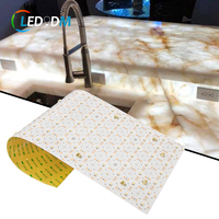 Dalle de pierre rétroéclairage Dimmable blanc RGB RGBW 4 en 1 SMD5050 rétroéclairage publicitaire éclairé SMD LED panneau lumineux flexible