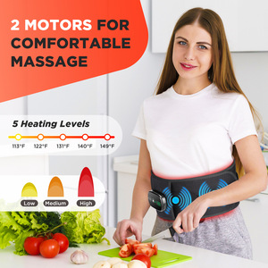 <b>Red</b> light therapy waistband Infrared hot compress <b>belt</b> Rechargeable massage waist support massage <b>belt</b> - Product Image 3