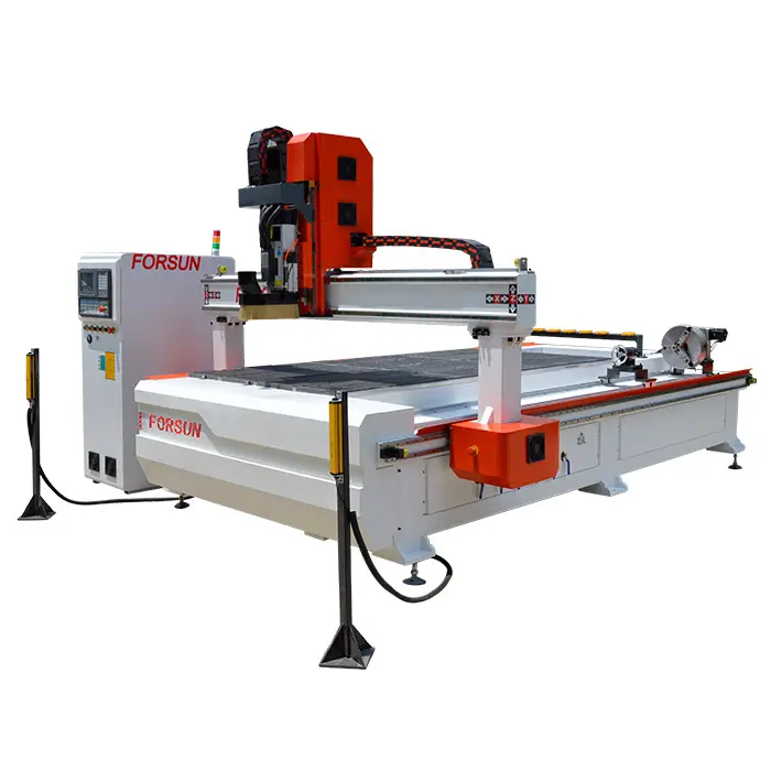 Forsun Linear auto tool changer ATC 1325 2040 Chinese cnc wood carving cutting router machine cnc router with tool changer