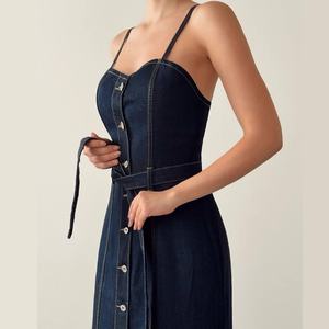 Vestidos de Fiesta para Mujer, Vestido Recto Elegante de Mezclilla para Damas, Ropa al por Mayor - Product Image 1