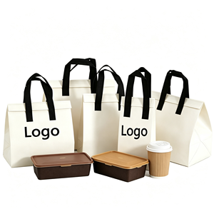 Bolsas Térmicas Desechables, Biodegradables, Impermeables, de Tela No Tejida, Impresas en Huecograbado, para Comida Caliente/Fría para Llevar - Product Image 1