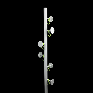 Cinese camera da letto di vendita calda di buona qualità 7 ganci in metallo sport vestiti albero di natale appeso in piedi piano cappotti rack appendiabiti - Product Image 2