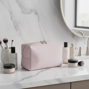 Sac <span class=keywords><strong>de</strong></span> maquillage en nylon écologique personnalisé en gros, sac <span class=keywords><strong>de</strong></span> <span class=keywords><strong>toilette</strong></span> portable à fermeture éclair, sac <span class=keywords><strong>de</strong></span> cosmétique <span class=keywords><strong>de</strong></span> voyage pour filles - Product Image 2