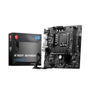 Carte mère de jeu MSI B760M BOMBER DDR4/DDR5 LGA 1700 PCI-E 3.0/PCI-E 4.0 avec prise en charge Intel 12400f/12700f - Product Image 1