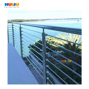 HJ Prima Modern <strong>Cheap</strong> <strong>Deck</strong> <strong>Railing</strong> Rod Bar Stainless Steel Balustrade Post <strong>Railing</strong> - Product Image 2