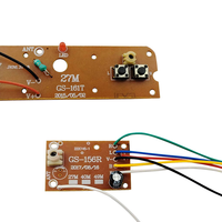 Sharphy 4CH RC voiture télécommande 27MHz Circuit PCB émetteur récepteur carte antenne système Radio modèle émetteur récepteur