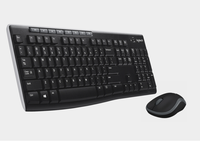 Nouvel ensemble clavier et souris sans fil Logi Tech MK270 pour ordinateur de bureau et ordinateur portable