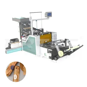 2024 New Eco-friendly Recycle Cushion Full Automatic Rewinding Kraft Packaging Honeycomb Paper Making Machine