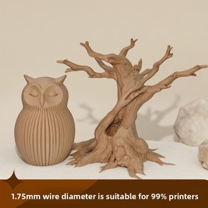 Filamento de Impresión 3D SanCi PLAwood con Polvo de Madera, 1.75 mm de Diámetro, Universal, 1 kg, Compatible con China PLAmz0001 - Product Image 3