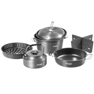 Beishanlang Outdoor Portable Steamer Cooker Set SK245 for Camping and Picnics - Product Image 1