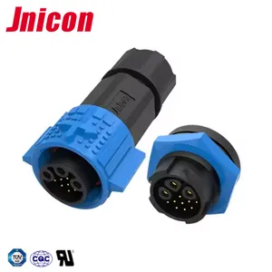 Jnicon M25 Multi-Pin 3 + 9 Pins 12 Pins Stroomsignaal Connector Waterdichte Stekker