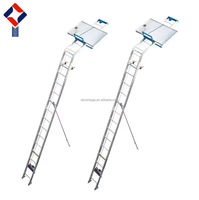 Échelle élévatrice légère en alliage d'aluminium, électrique, portable, pour panneaux solaires, équipement de levage pour la construction de toitures