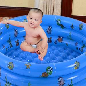 Piscina inflable redonda para bebés de jardín, piscina pequeña inflable portátil para niños, juegos de agua para niños - Product Image 1