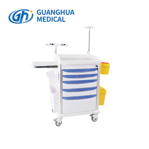 3 साल की वारंटी क्लास I मेडिकल उपकरण के साथ अस्पताल के उपयोग के लिए एब्स स्टेनलेस स्टील ट्रॉली - Product Image 2