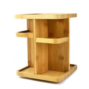 ไม้ไผ่อุปกรณ์เครื่องสำอางอเนกประสงค์แบบหมุนสำหรับการแต่งหน้า - Product Image 3