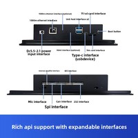 PC industriel Android à faible consommation WQ RK3566/RK3568, écran tactile capacitif intégré en aluminium de 15,6 pouces, ordinateur sans ventilateur