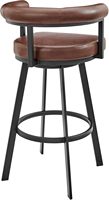Tabouret de bar contemporain en fer, design moderne et épuré, chaise haute pour la maison, l'hôtel, comptoir de salle à manger tendance