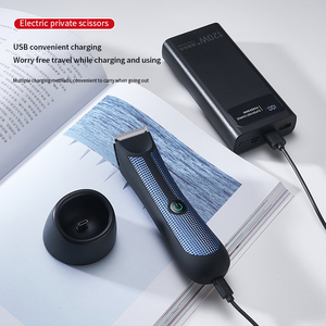 Depiladora Recargable para Uso en Seco y Húmedo, Resistente al Agua, para Depilación Corporal, Afeitadora Eléctrica para Zona Íntima y Bikini, Recortadora de Vello para Mujer con Luz - Product Image 5