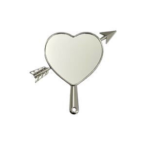Cadeau de la Saint-Valentin, miroir à poignée <span class=keywords><strong>en</strong></span> forme de cœur avec logo personnalisé, souvenir promotionnel <span class=keywords><strong>en</strong></span> alliage de zinc, petit objet <span class=keywords><strong>en</strong></span> métal pour <span class=keywords><strong>couple</strong></span>, <span class=keywords><strong>voyage</strong></span>, artisanat pour femmes - Product Image 5
