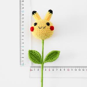 Cadeau d'anniversaire pour la fête des enfants grand dessin animé fleur branche Bouquet Design créatif fil enveloppé magasin <span class=keywords><strong>de</strong></span> fleurs en peluche jouet - Product Image 4