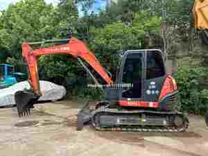 Excavatrice sur chenilles hydraulique d'occasion KUBOTA KX183-3 de 8,3T, en excellent état, prix abordable, importée du Japon - Product Image 2