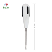 Chirurgie dentaire, en acier inoxydable, pour extraction de racines apex, avec poignée en plastique, instruments dentaires, élévateur de luxe, 8 pièces