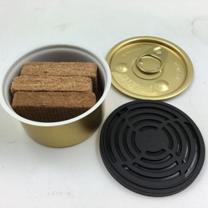 <span class=keywords><strong>Bloc</strong></span> de fibres de bois bio sans parfum pour <span class=keywords><strong>d</strong></span>ésodorisant de voiture en bois pour boîte de conserve vide (seulement le <span class=keywords><strong>bloc</strong></span> de fibres) - Product Image 6