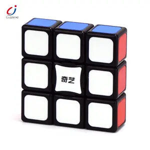 Pendidikan Fidget Brain Game Kecepatan Tantangan Puzzle Plastik 3d 1X3X3 Kubus