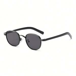 Lunettes de soleil rétro 2025 personnalisées avec logo, pour hommes et femmes, en alliage, style punk, protection UV400, monture métallique petite et carrée - Product Image 3