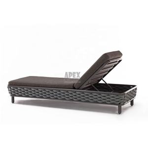 Custom Nordic Modern Rope Weaving Sun Lounger Nordic Patio <strong>Canopy</strong> <strong>Daybed</strong> Commercial <strong>Outdoor</strong> Lounge <strong>Daybed</strong> - Product Image 4