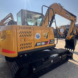 Mini-excavatrice Sany SY75 d'occasion de haute qualité avec moteur Isuzu, boîte de vitesses et en excellent état – Offre Spéciale 2025 - Product Image 4
