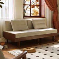 Multifunktionales, doppelt nutzbares, hochwertiges, quadratisches Kühl- und Extraktionsbett, klappbares Sofa für kleine Wohnungen, ausziehbar zum Entspannen, Nickerchen und Sitzen