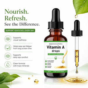 Suplemento Líquido de Vitamina A con Minerales Traza, 60 ml, Suplemento Alimenticio para la Salud Ocular - Product Image 4