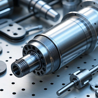 Pièces de machines industrielles remplacement entretien haute résistance broche d'assemblage de broche en acier inoxydable frein fer goupille de mandrin